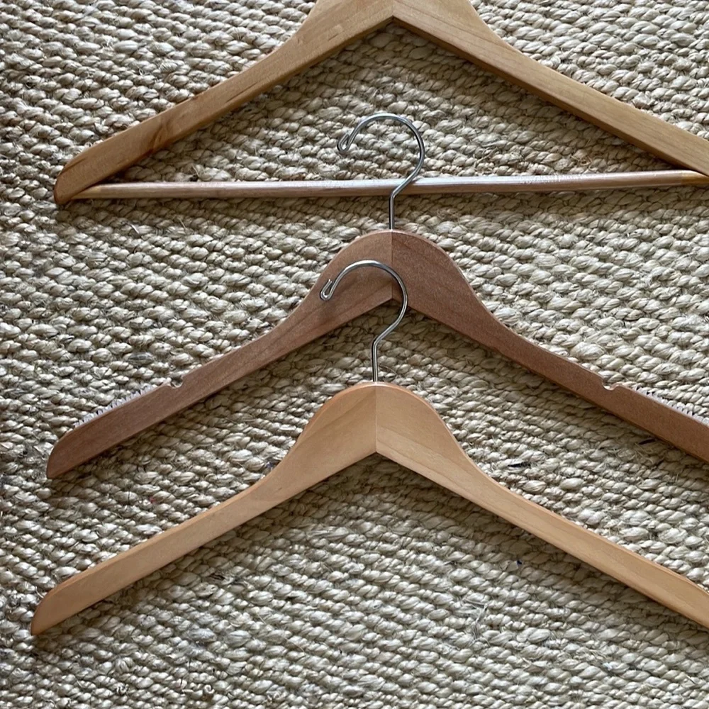 Container store 40 wood hanger bundle